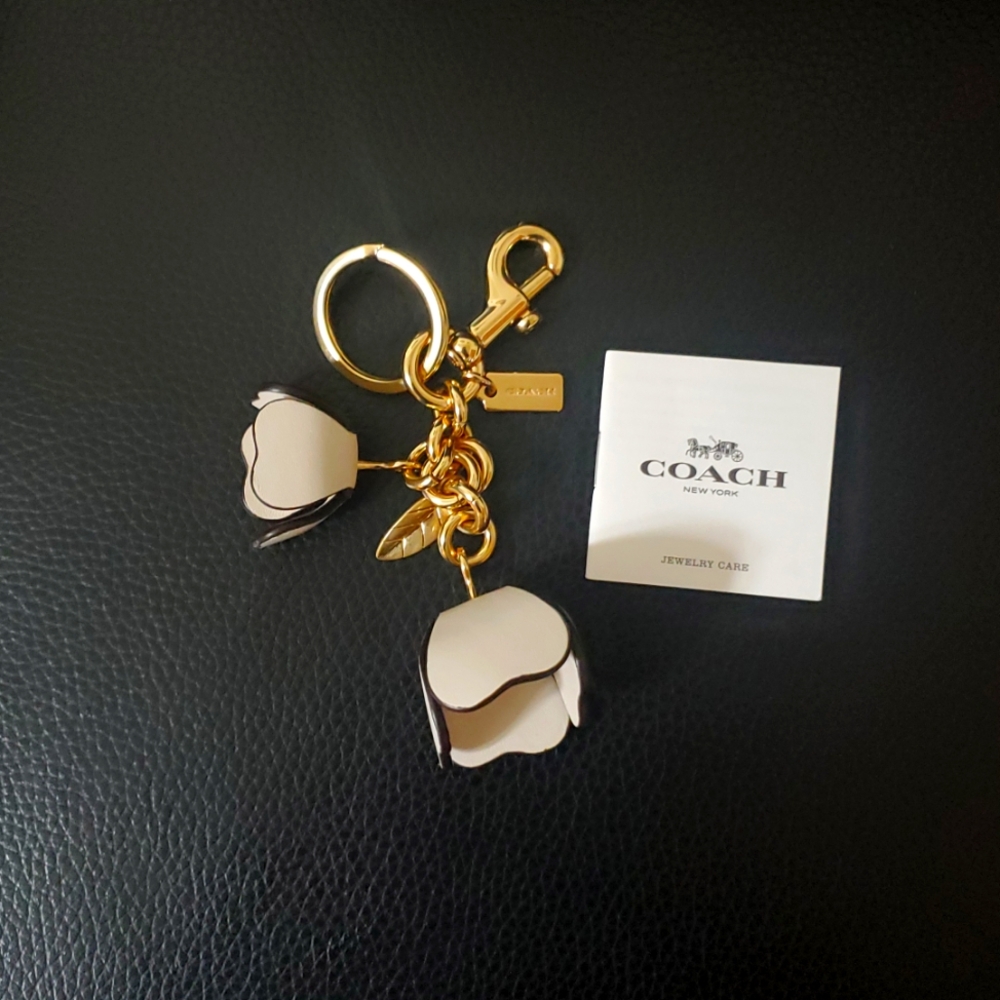 Coach Essential Tea Rose Bag Charm